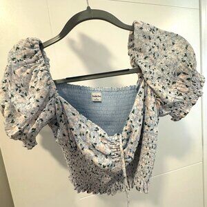 Floral top from Aritzia - Sunday Best Sinatra Blouse